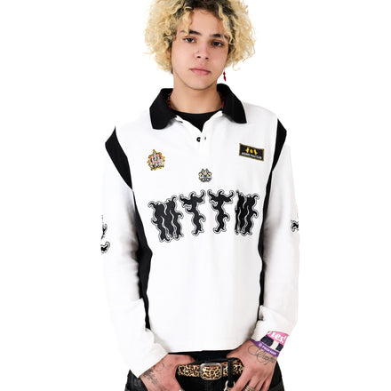 MTTM polo black and white